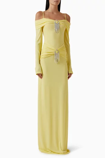 Lelia Maxi Dress in Jersey