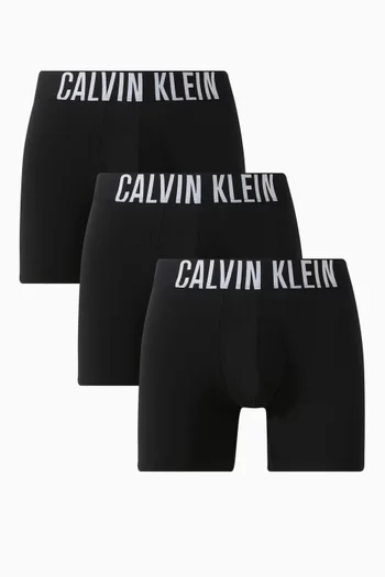 طقم بوكسر إنتنس باور قطن مطاطي، 3 قطع