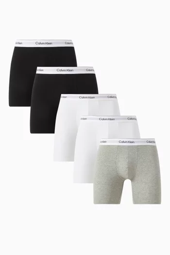 Icon Boxer Briefs in Stretch Cotton, Set of 3