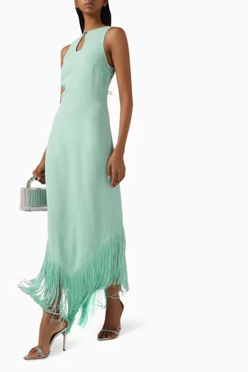 Taormina Fringed Maxi Dress