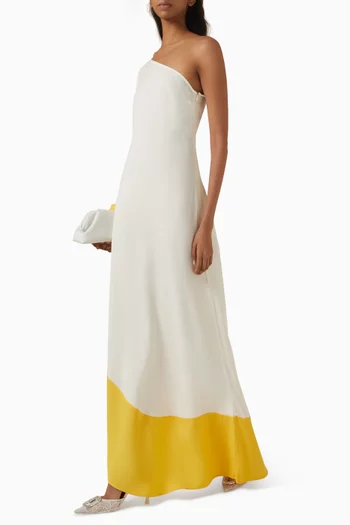 Olympia Maxi Dress in Crepe