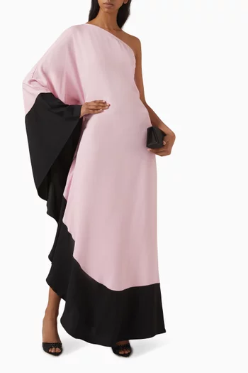 Olympia Maxi Dress in Crepe