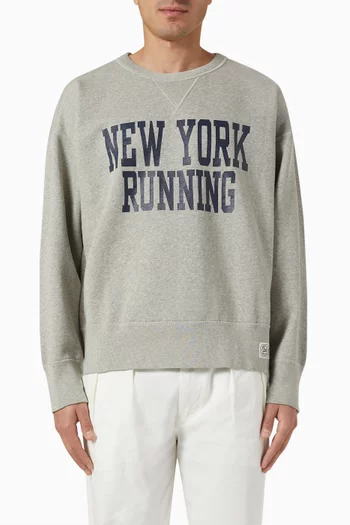 Graphic Sweatshirt in Fleece