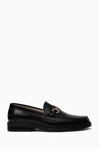 Wilde Bit Loafers in Leather