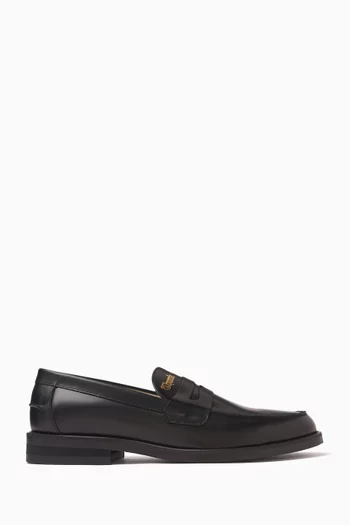 Wilde Thank You, Good Night Penny Loafers in Leather