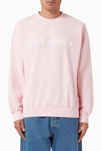 Logo Sweatshirt in Cotton-fleece