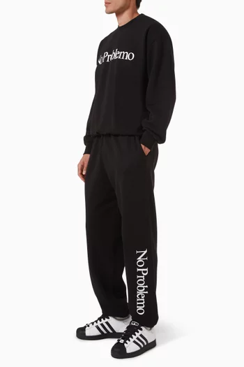 Logo Sweatpants in Cotton-fleece