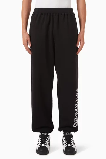 Logo Sweatpants in Cotton-fleece