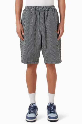 Mini Problemo Work Shorts in Denim