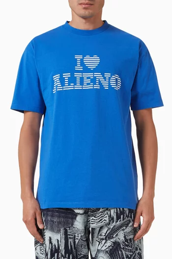 I Heart T-shirt in Cotton