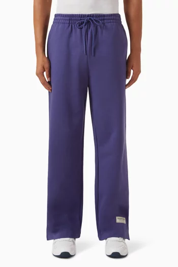 Wide-leg Sweatpants in Organic Cotton-blend