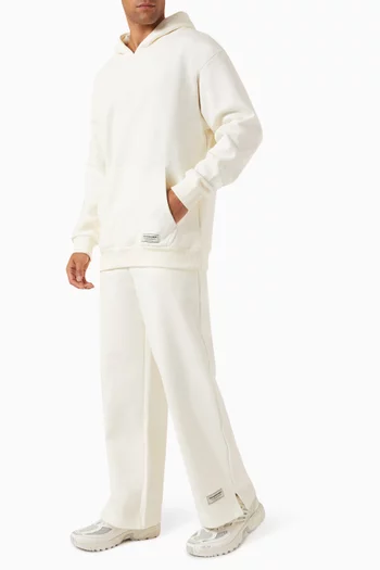 Wide-leg Sweatpants in Organic Cotton-blend