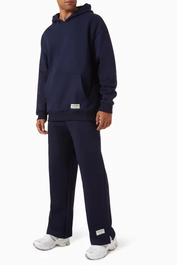 Wide-leg Sweatpants in Organic Cotton-blend