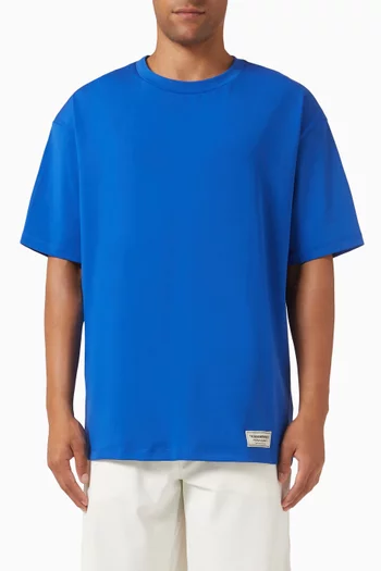 Back-print Oversized T-shirt in Recycled Softskin