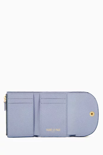 محفظة فوريفر ثلاثية الطي قنب بنقشة حراشف الأفعى