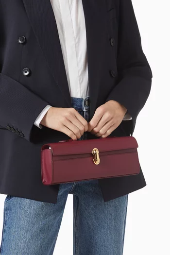 حقيبة بوشيت سيميتري رفيعة جلد ناعم