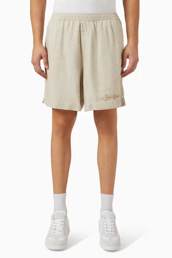 Garden Hose Shorts in Linen