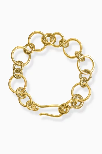 Aria Bracelet in 14kt Gold-plated Brass