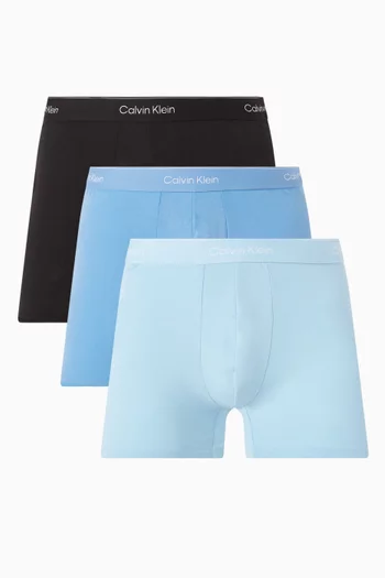 Boxer Briefs in Icon Cotton Stretch, Set of 3
