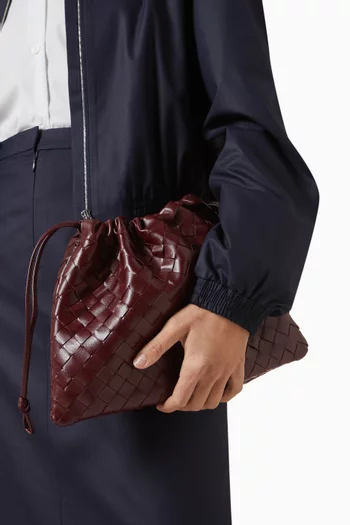 Medium Dustbag in Intrecciato Leather
