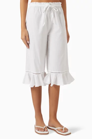 Harling Long Bloomer Pants in Cotton