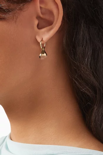 Stilla Quartz Earrings in 14kt Gold Vermeil
