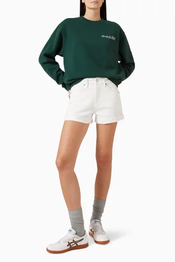 سويت شيرت بطبعة بشعار Syracruse‏ قطن