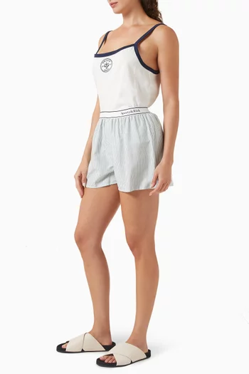 بوكسر بشعار الماركة بخط سيريف قطن أكسفورد