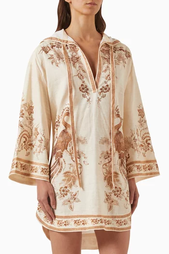 Ascension Tunic Mini Dress in Cotton