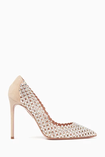 Crystal Sea 105 Pumps in Suede
