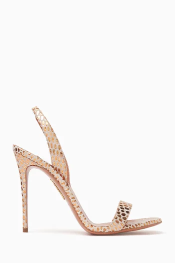 So Nude 105 Sandals in Dragon Leather