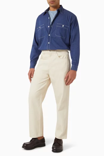 Work Shirt in Cotton-hemp Blend