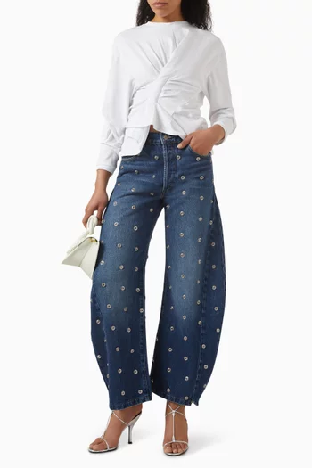 Studded Jeans in Denim