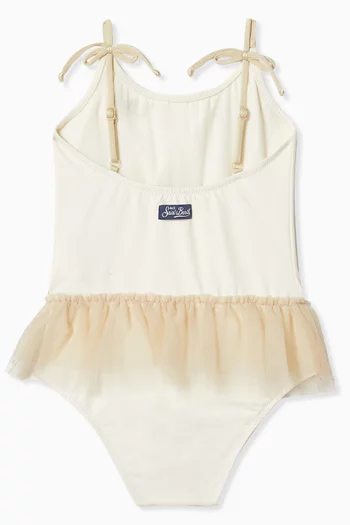 Glitter Shells One-piece Swimsuit