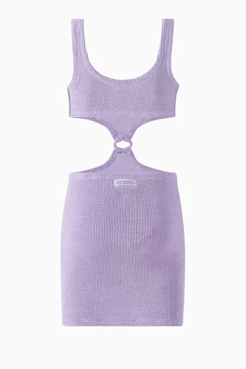 Kim Dress in Crinkle Fabric