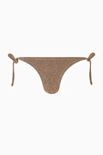 Dark Star Bikini Briefs in Lurex