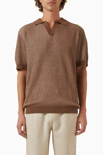 Casa Martini Polo Shirt in Tivoli Knitted Cotton
