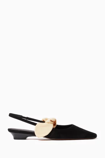 Uba Slingback Pumps in Suede