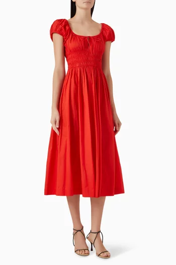 Quinn Midi Dress in Organic Cotton