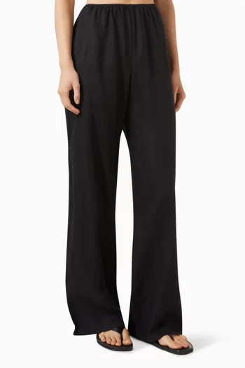 Lavon Wide-leg Pants in Linen