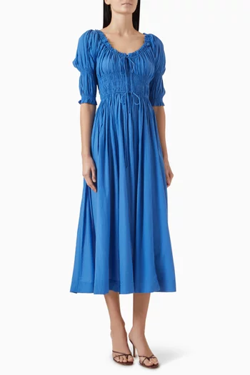 فستان إيشيا طويل قطن عضوي