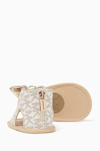 Mylah Sandals in Faux Leather