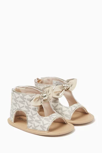 Mylah Sandals in Faux Leather