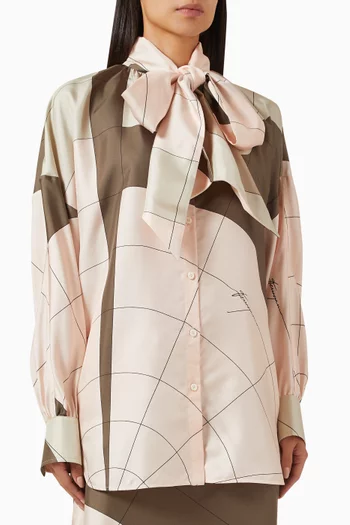 Sash Shirt in Silk