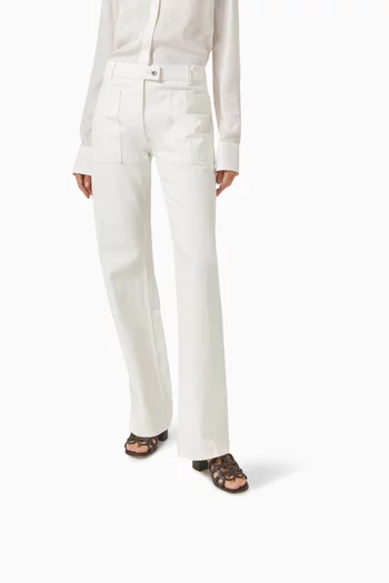 Gancini 55 Sandals in Calfskin