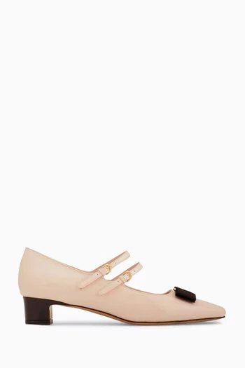 30 Vara Bow Mary Jane Pumps in Leather