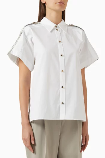 Check-print Shirt in Cotton