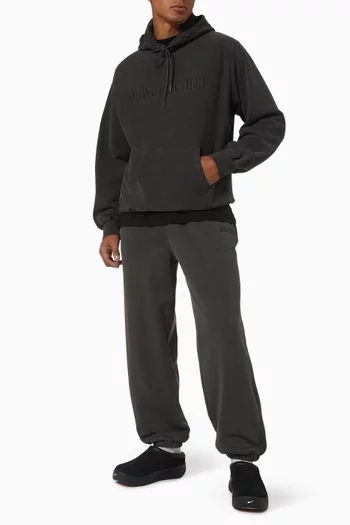 Logo-embroidered Hoodie in French Terry