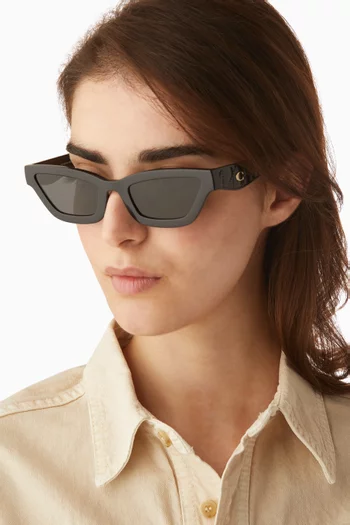 Rectangle Sunglasses in Acetate