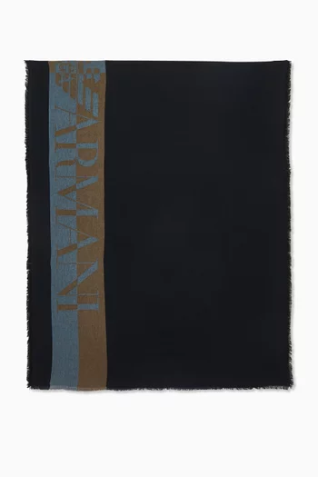 وشاح مخطط بشعار الماركة فيسكوز وجاكار